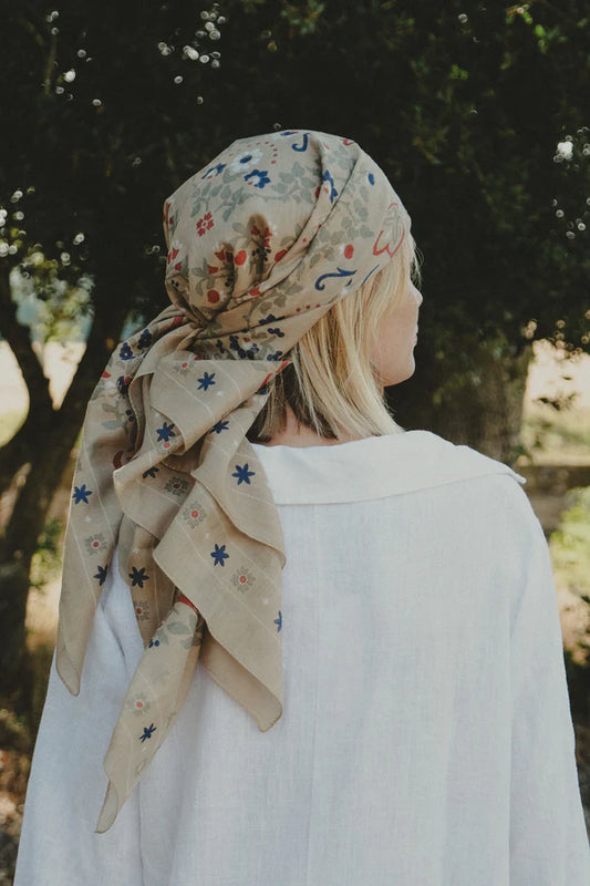 Foulard 100% coton - Maison Lecomte Flament