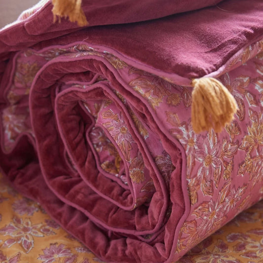 Edredon imprimé Bonheur du Jour