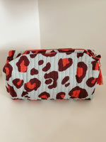 Trousse imprimée léopard