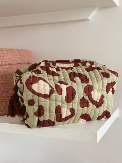 Trousse imprimée léopard
