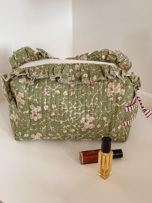 Trousse imprimée volants