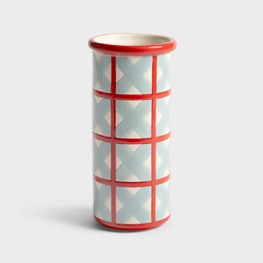 Vase red cross