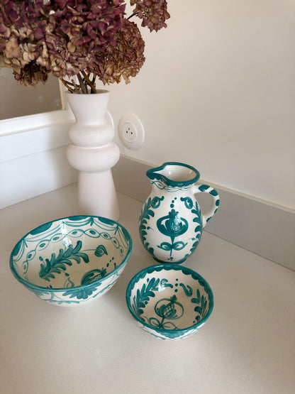 Saladier grana turquoise