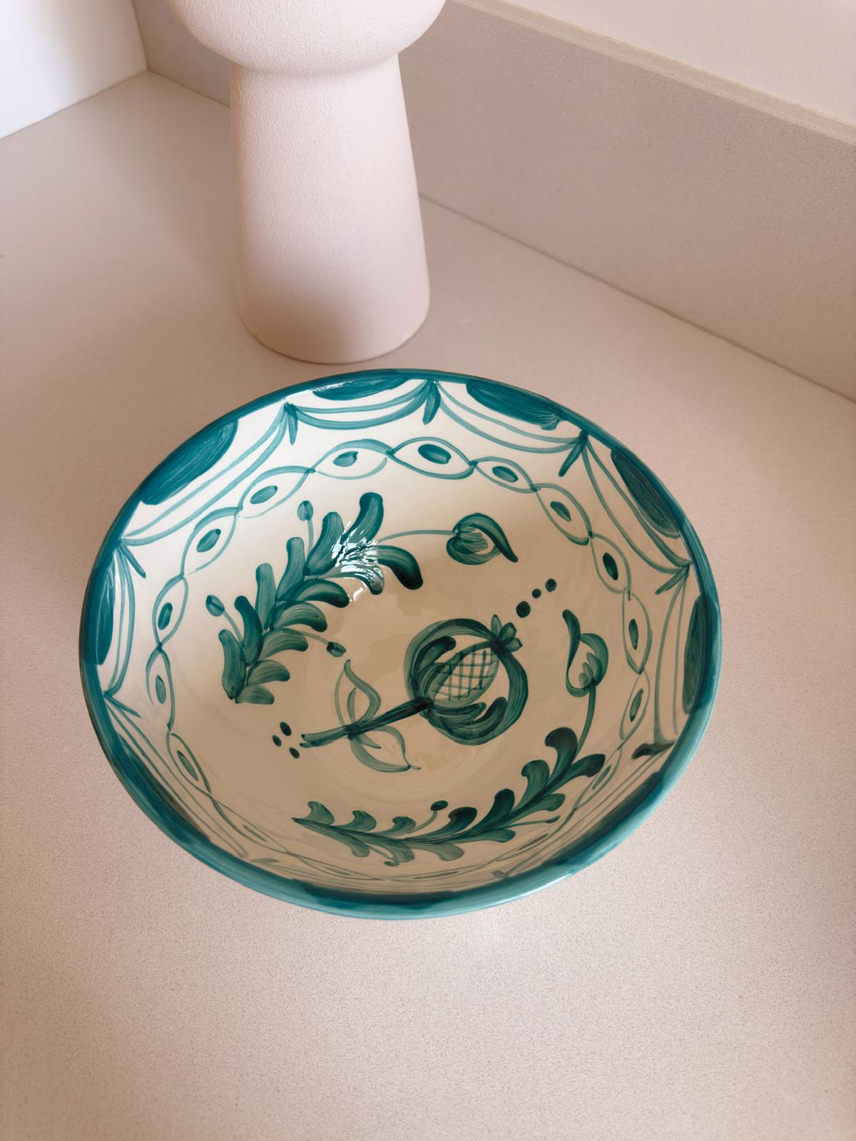 Saladier grana turquoise