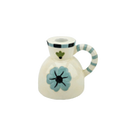 Bougeoir fleur bleue