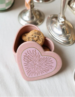 Boite en céramique coeur