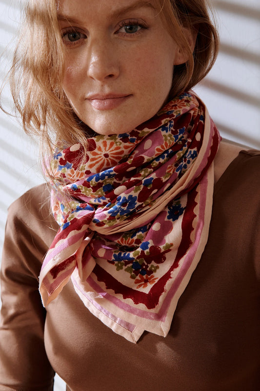 Grand foulard Apaches