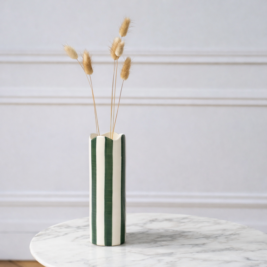 Vase rayures pop