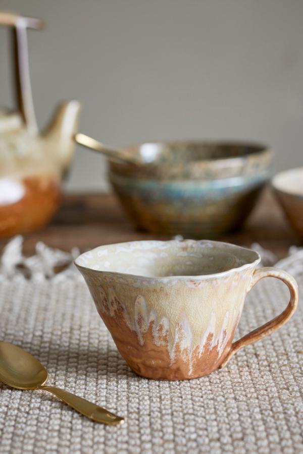 Tasse nature en grès
