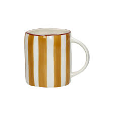 Mug rayé en porcelaine - Pomax