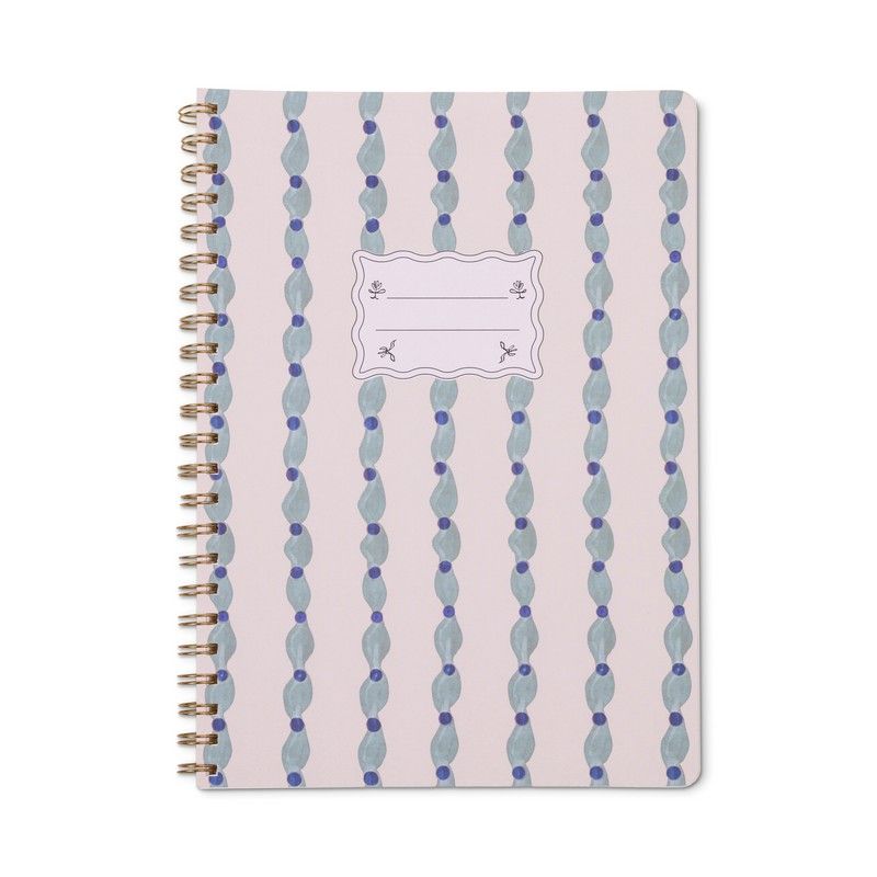 Grand carnet imprimé à spirales