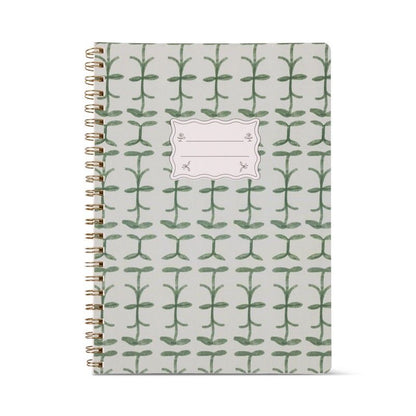Grand carnet imprimé à spirales