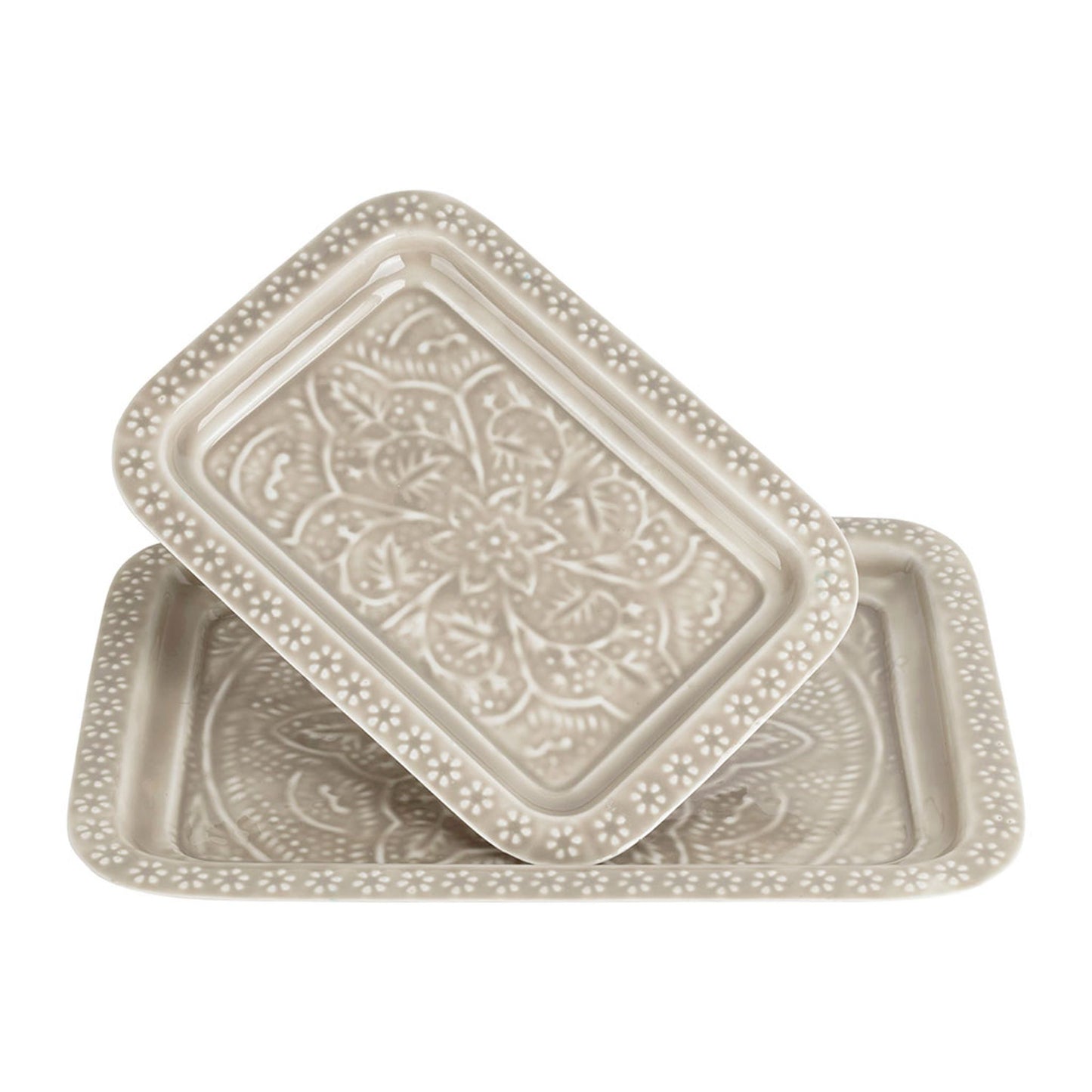 Plateau flowers en fer