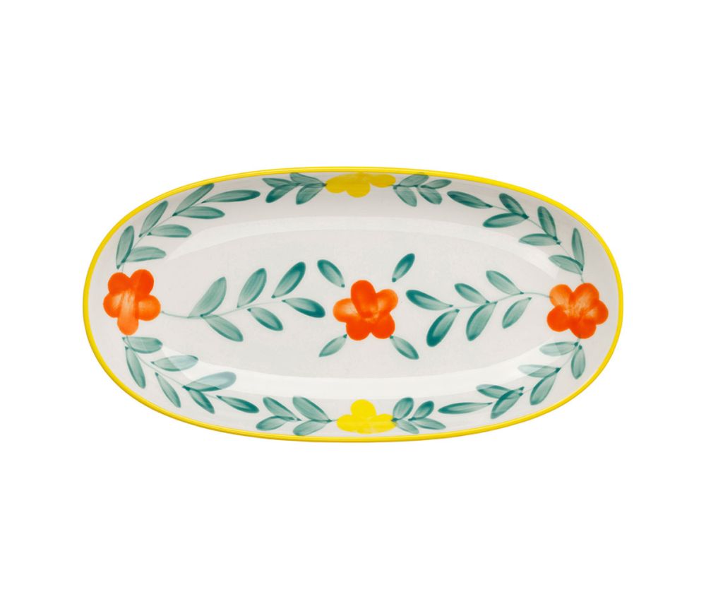 Plat ovale Bella multicolore