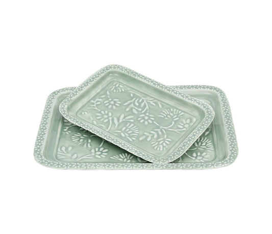 Plateau flowers en fer